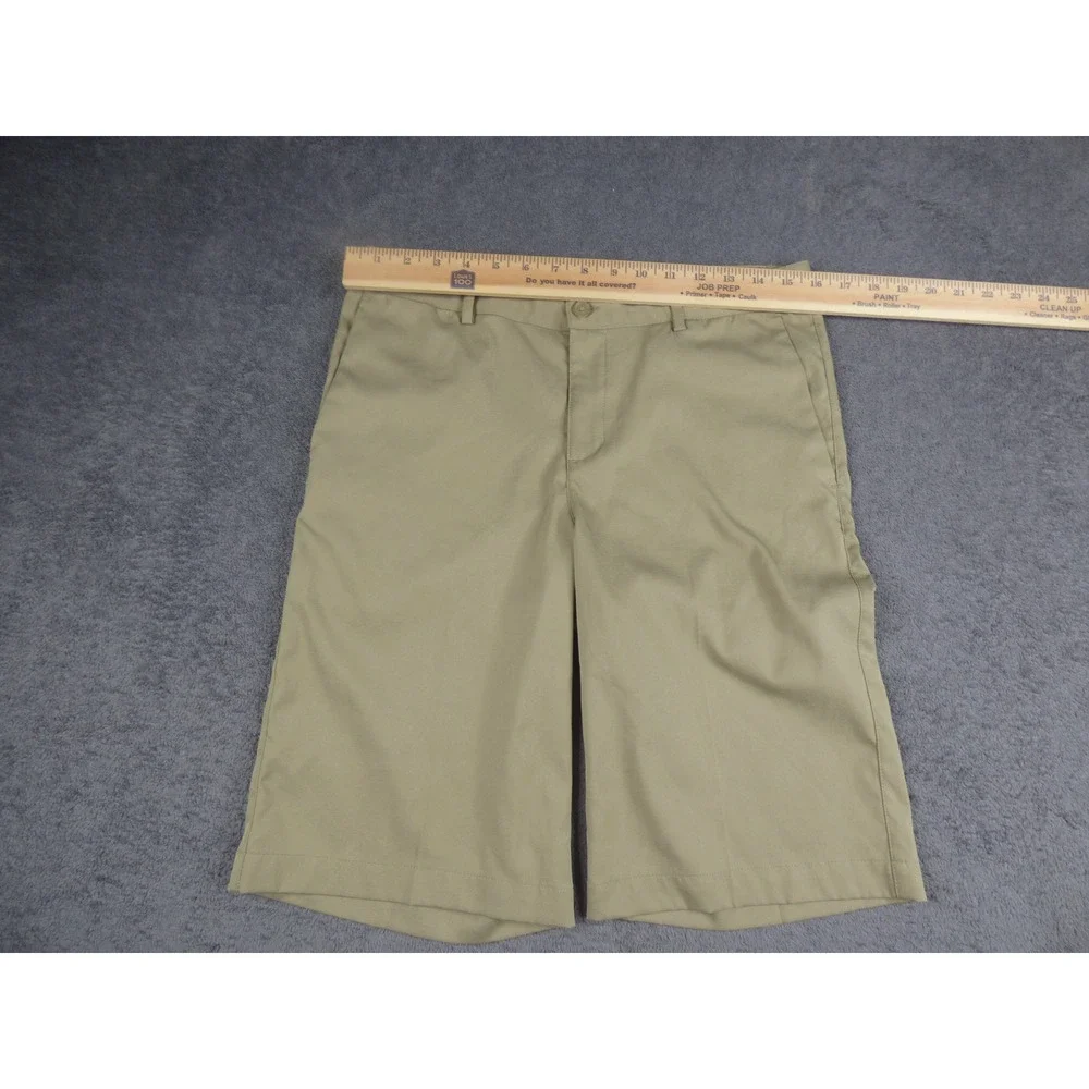 Nike Golf Dri-FIT Shorts Mens XL Khaki Tan Performance Flat Front Golfing 38W - Picture 5 of 6